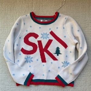 cupcakes & cashmere Red and White Ski Sweater